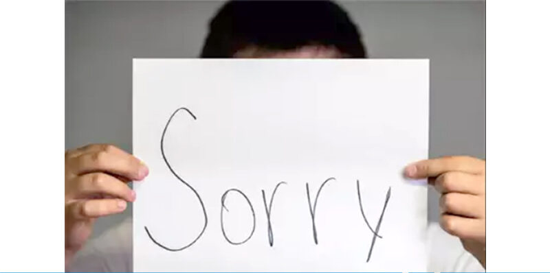 how to apologise