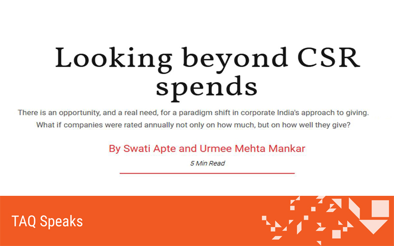 Looking beyond CSR spends
